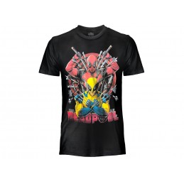 MAGLIA T SHIRT MARVEL STUDIOS DEADPOOL AND WOLVERINE