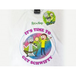 MAGLIA T SHIRT RICK AND MORTY IT'S TIME TO GET SCHWIFTY