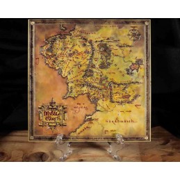 IL SIGNORE DEGLI ANELLI METAL MAP REPLICA 15X15 FANATTIK