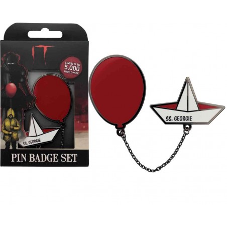 STEPHEN KING'S IT PIN BADGE SPILLA