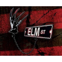 NIGHTMARE ON ELM STREET PIN BADGE SPILLA FANATTIK