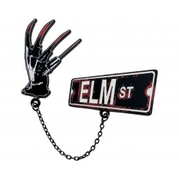 NIGHTMARE ON ELM STREET PIN BADGE SPILLA FANATTIK