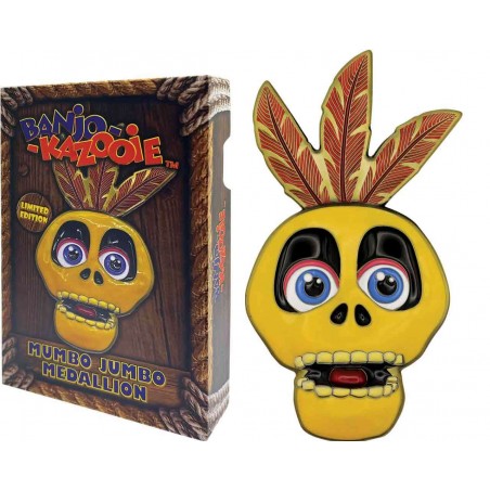 BANJO-KAZOOIE MUMBO JUMBO MEDALLION REPLICA LIMITED EDITION