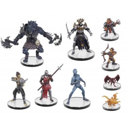 WIZKIDS ICONS OF THE REALMS BALDURE'S GATE 8X BOOSTER BRICK MINIATURES