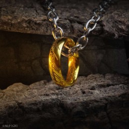 IL SIGNORE DEGLI ANELLI THE ONE RING NECKLACE COLLANA REPLICA CINEREPLICAS