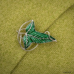 CINEREPLICAS THE LORD OF THE RINGS LOREN LEAF PIN BROOCH REPLICA