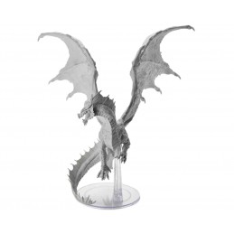 DUNGEONS AND DRAGONS NOLZUR'S UNPAINTED ADULT RED DRAGON MINIATURE FIGURE WIZKIDS