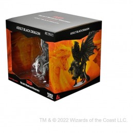 DUNGEONS AND DRAGONS NOLZUR'S UNPAINTED ADULT BLACK DRAGON MINIATURE THE ARMY PAINTER