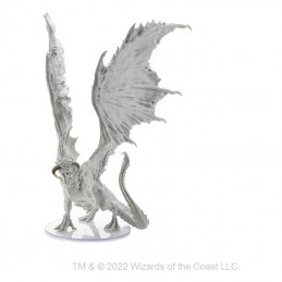 THE ARMY PAINTER DUNGEONS AND DRAGONS NOLZUR'S UNPAINTED ADULT BLACK DRAGON MINIATURE