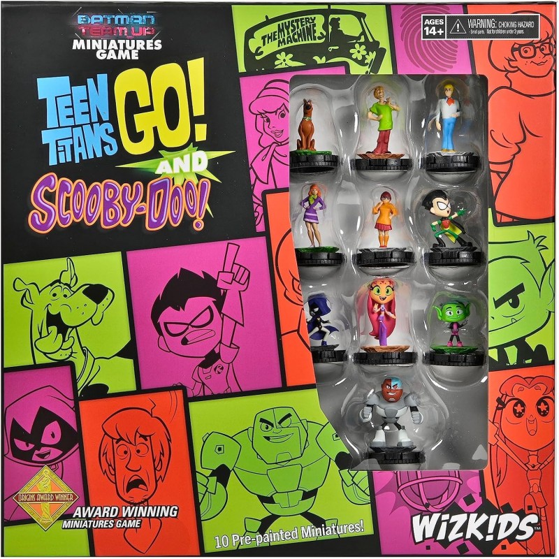 BATMAN TEAM UP MINIATURES GAME TEEN TITANS GO AND SCOOBY-DOO STARTER SET WIZKIDS