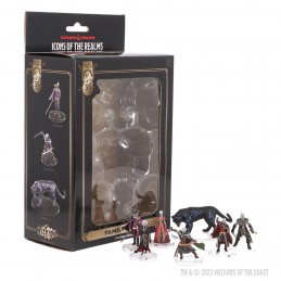 WIZKIDS ICONS OF THE REALMS LEGEND OF DRIZZT 35TH FAMILY AND FOES SET 7X MINIATURES