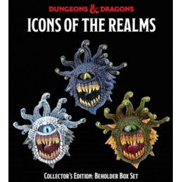 ICONS OF THE REALMS COLLECTOR'S EDITION BEHOLDER BOX SET 3X MINIATURE WIZKIDS