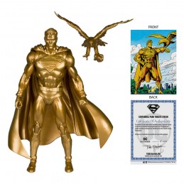 DC MULTIVERSE SUPERMAN CENTENNIAL PARK TRIBUTE GOLD LABEL ACTION FIGURE MC FARLANE