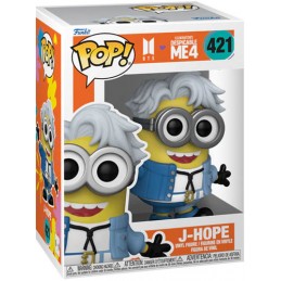 FUNKO POP! CATTIVISSIMO ME 4 X BTS J-HOPE BOBBLE HEAD FIGURE FUNKO