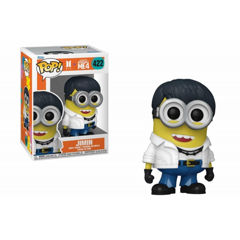 FUNKO FUNKO POP! DESPICABLE ME 4 X BTS JIMIN BOBBLE HEAD FIGURE