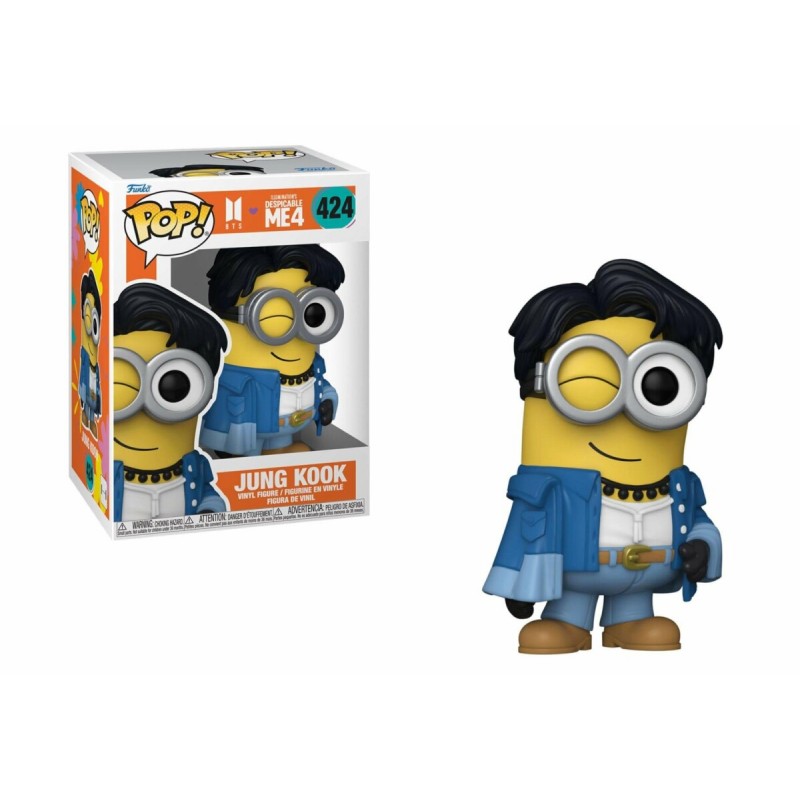 FUNKO FUNKO POP! DESPICABLE ME 4 X BTS JUNG KOOK BOBBLE HEAD FIGURE