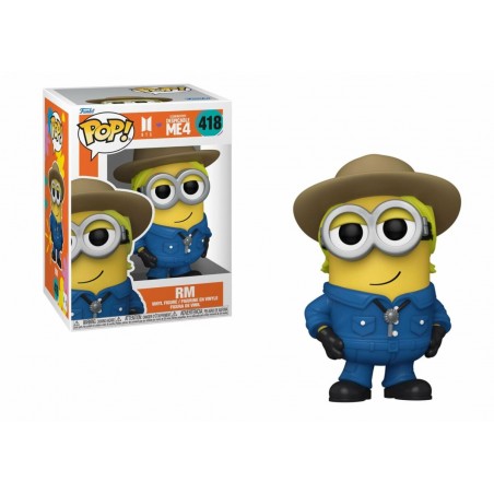 FUNKO POP! DESPICABLE ME 4 X BTS RM BOBBLE HEAD FIGURE