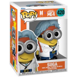 FUNKO FUNKO POP! DESPICABLE ME 4 X BTS SUGA BOBBLE HEAD FIGURE