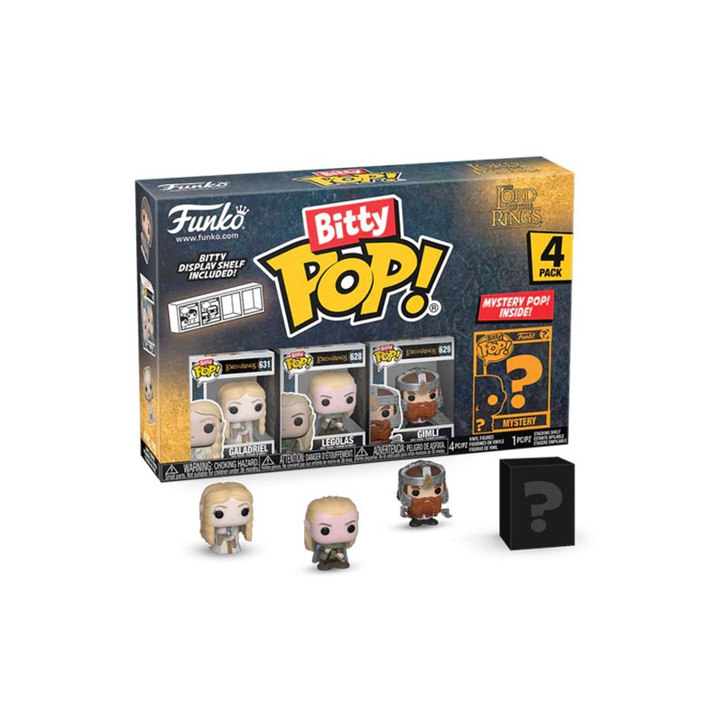 FUNKO BITTY POP! THE LORD OF THE RINGS 4 PACK GALADRIEL VINYL MINI FIGURE FUNKO