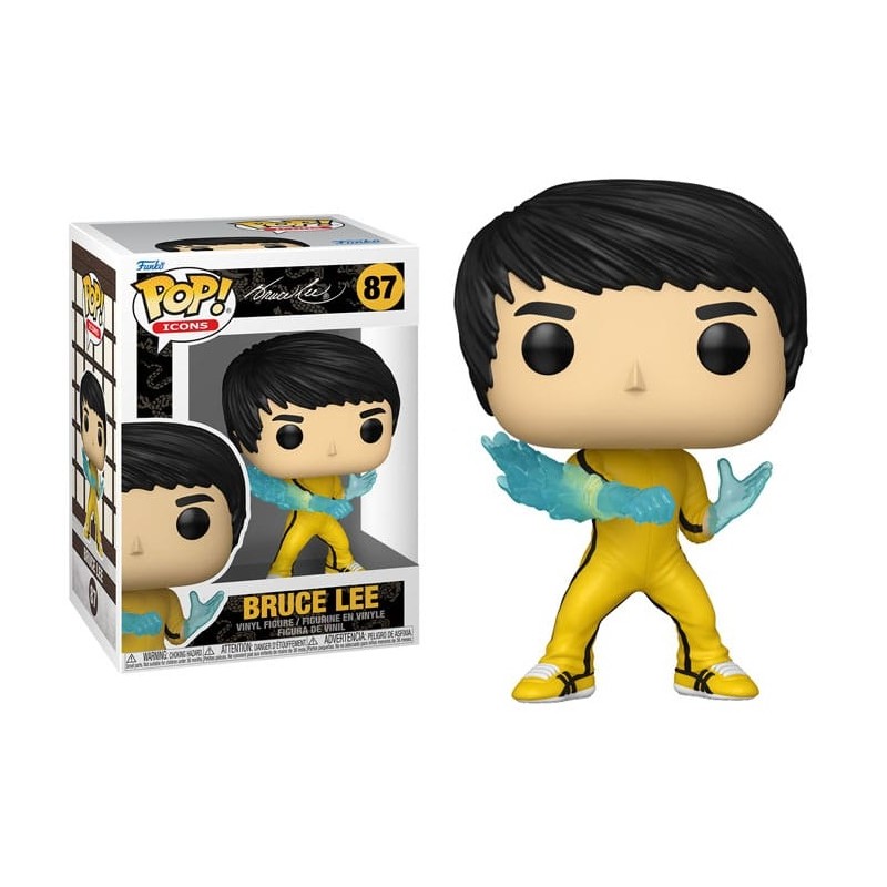 FUNKO FUNKO POP! ICONS BRUCE LEE BOBBLE HEAD FIGURE