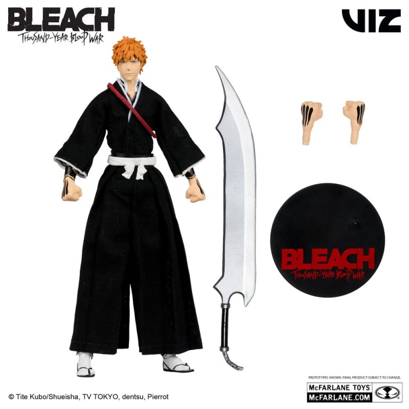 MC FARLANE BLEACH THOUSAND YEAR BLOOD WAR ICHIGO KUROSAKI 18CM ACTION FIGURE