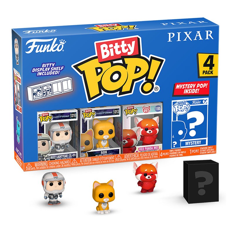 FUNKO FUNKO BITTY POP! PIXAR 4-PACK BUZZ VINYL MINI FIGURE