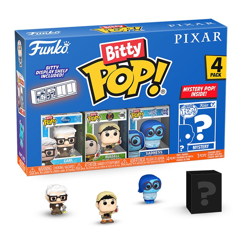 FUNKO BITTY POP! PIXAR 4-PACK CARL VINYL MINI FIGURE FUNKO