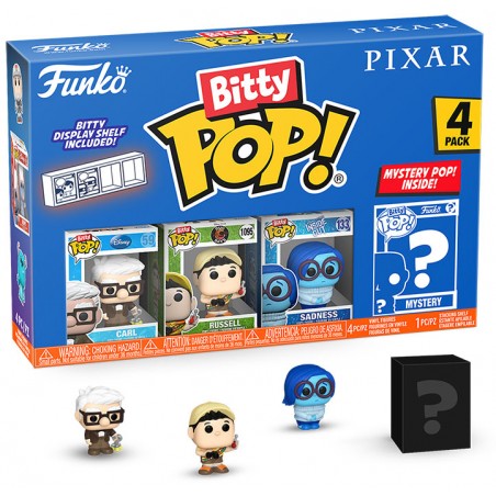 FUNKO BITTY POP! PIXAR 4-PACK CARL VINYL MINI FIGURE