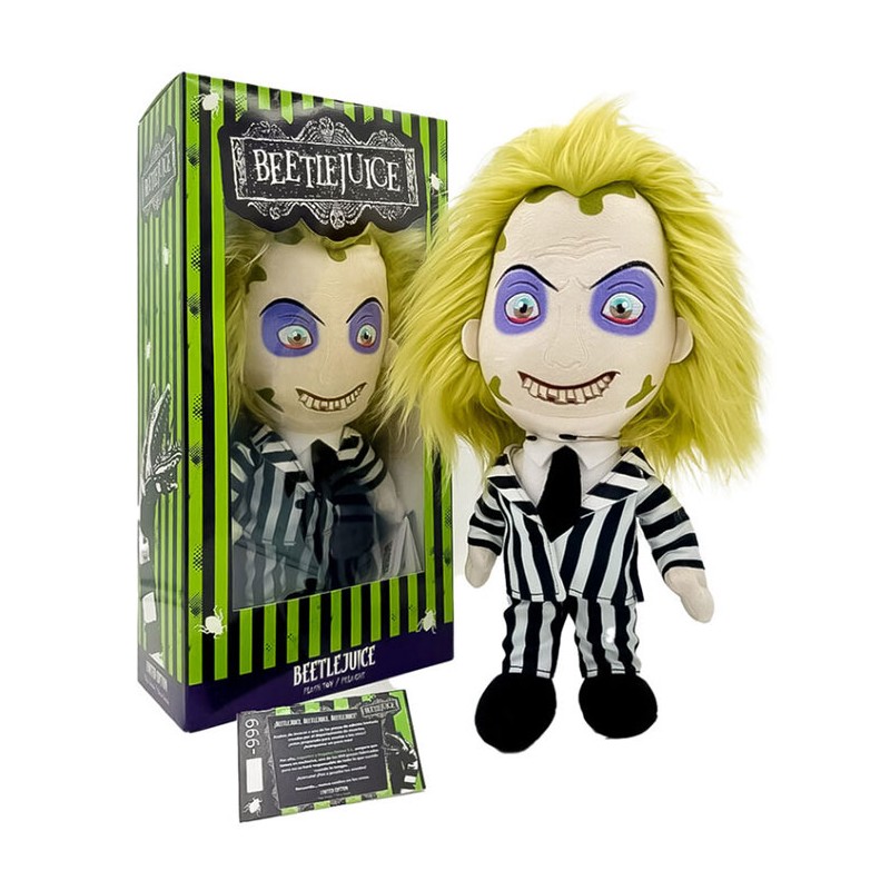 PLAY BY PLAY BEETLEJUICE 40CM PLUSH LIMITED EDITION FIGURE