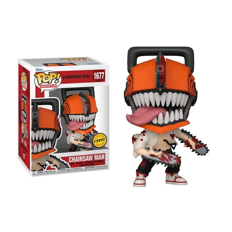 FUNKO POP! CHAINSAW MAN CHASE BOBBLE HEAD FIGURE FUNKO