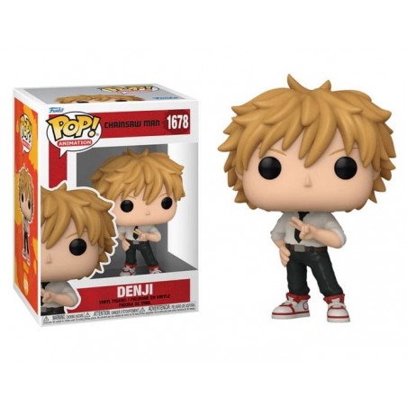 FUNKO POP! CHAINSAW MAN DENJI BOBBLE HEAD FIGURE