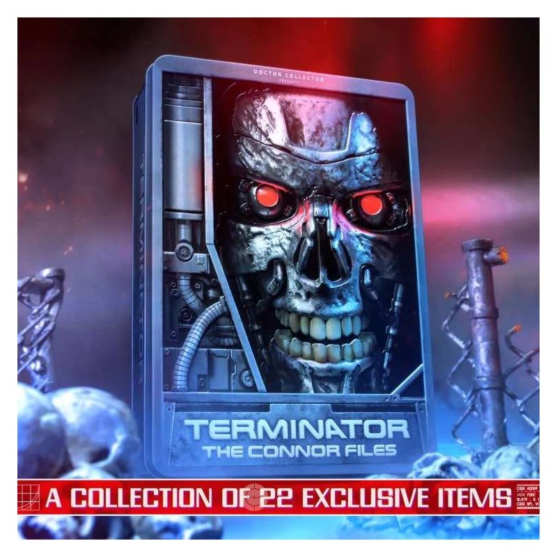 DOCTOR COLLECTOR TERMINATOR THE CONNOR FILES KIT GIFT BOX REPLICA