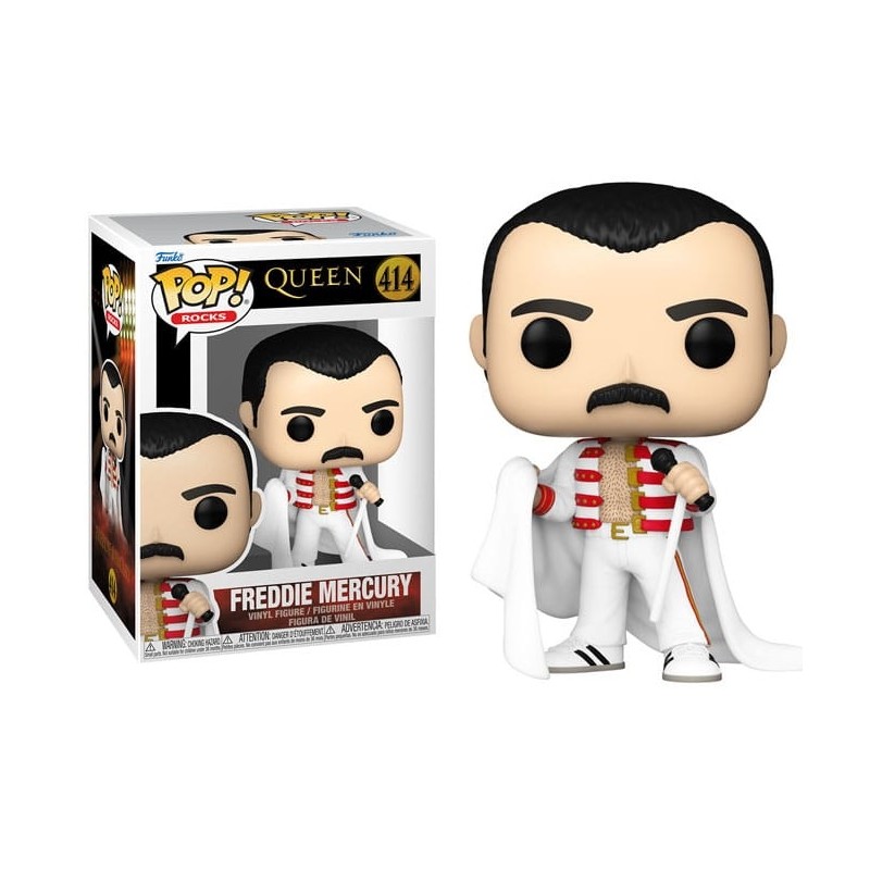 FUNKO POP! QUEEN FREDDIE MERCURY WITH CAPE BOBBLE HEAD FIGURE FUNKO