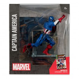 MC FARLANE MARVEL PVC STATUE CAPTAIN AMERICA (CAPTAIN AMERICA 100) FIGURE