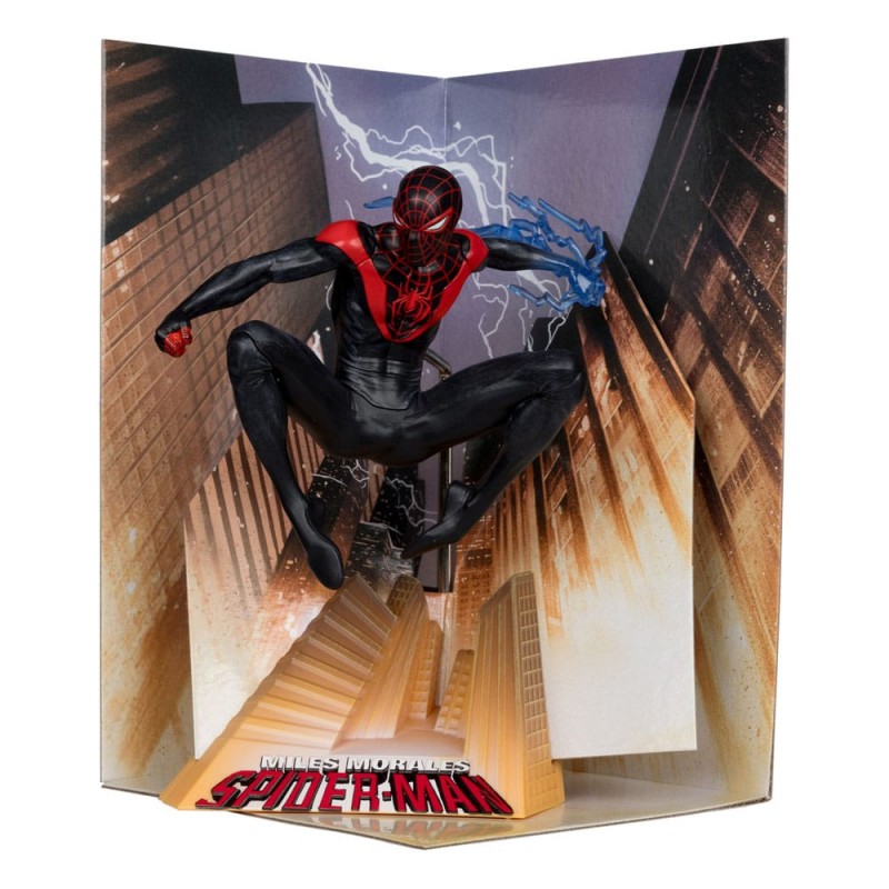 MC FARLANE MARVEL PVC STATUE SPIDER-MAN (MILES MORALES SPIDER-MAN 1) FIGURE