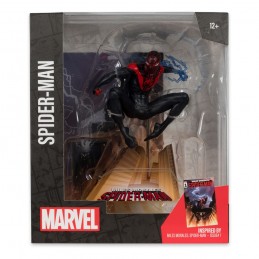 MARVEL PVC STATUE SPIDER-MAN (MILES MORALES SPIDER-MAN 1) STATUA FIGURE MC FARLANE