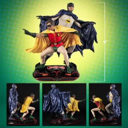 PURE ARTS DC COMICS BATMAN AND ROBIN 1966 STATUE FIGURE DIORAMA