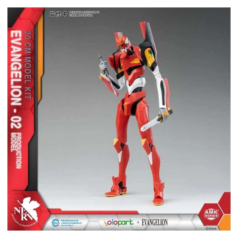 YOLOPARK NEON GENESIS EVANGELION EVA-02 AMK MODEL KIT 20CM