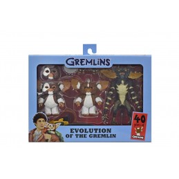 NECA GREMLINS EVOLUTION OF A GREMLIN 40TH ANN. BOX SET ACTION FIGURES