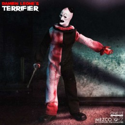 TERRIFIER ART THE CLOWN ONE:12 DELUXE ACTION FIGURE MEZCO TOYS