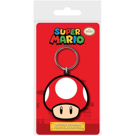 SUPER MARIO MUSHROOM KEYCHAIN