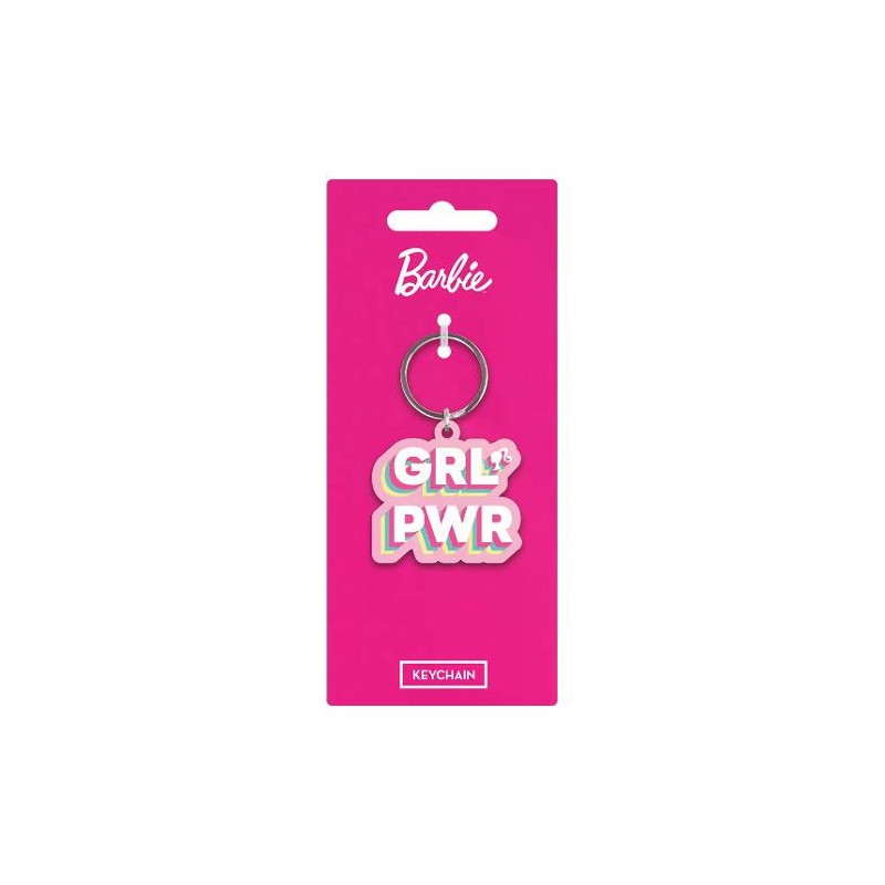 PYRAMID INTERNATIONAL BARBIE GRL PWR KEYCHAIN