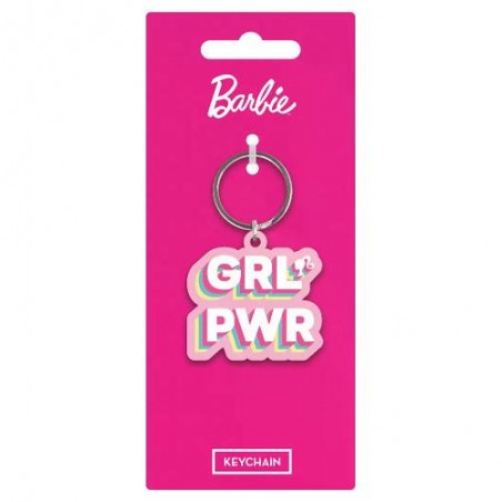 BARBIE GRL PWR KEYCHAIN