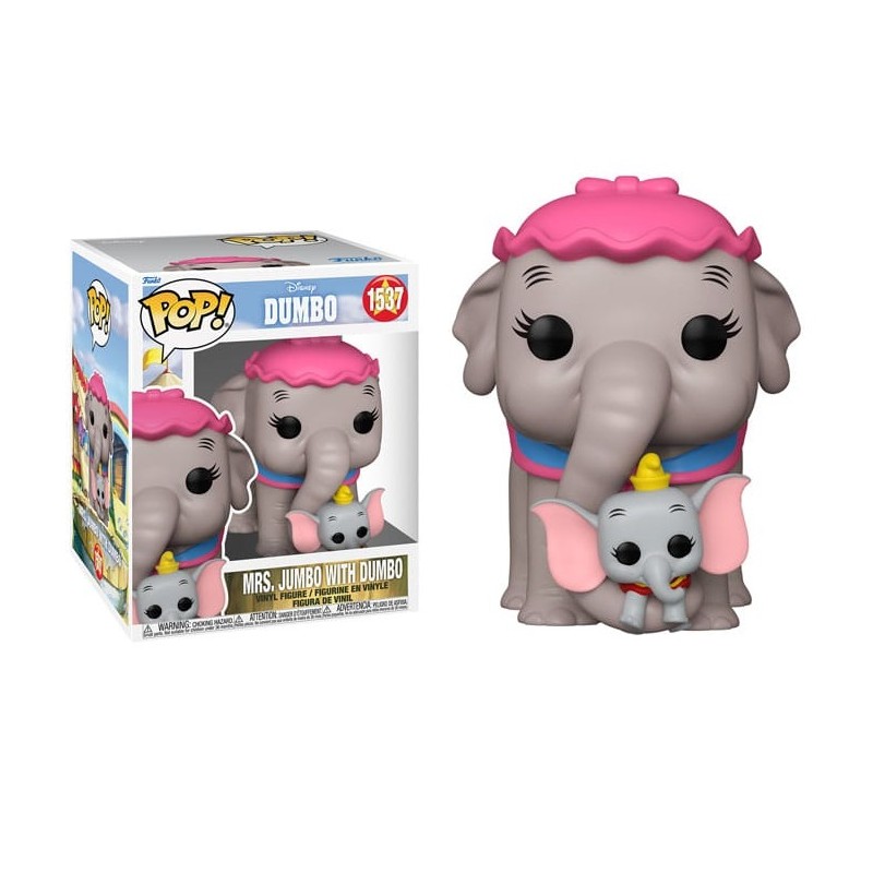 FUNKO POP! DISNEY DUMBO MRS. JUMBO WITH DUMBO BOBBLE HEAD FIGURE FUNKO