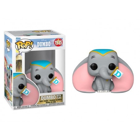 FUNKO POP! DISNEY DUMBO WITH FLAG BOBBLE HEAD FIGURE