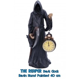 THE REAPER OROLOGIO DA TAVOLO 40CM FIGURE NEMESIS NOW