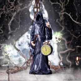 NEMESIS NOW THE REAPER DESK CLOCK RESIN HAND PAINTED 40CM FIGURE