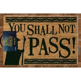 LORD OF THE RING YOU SHALL NOT PASS DOORMAT ZERBINO 40X60CM PYRAMID INTERNATIONAL