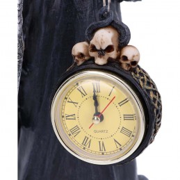 NEMESIS NOW THE REAPER DESK CLOCK RESIN HAND PAINTED 40CM FIGURE