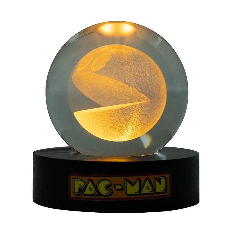 PAC-MAN CRYSTAL BALL LIGHT LAMPADA FIZZ CREATIONS